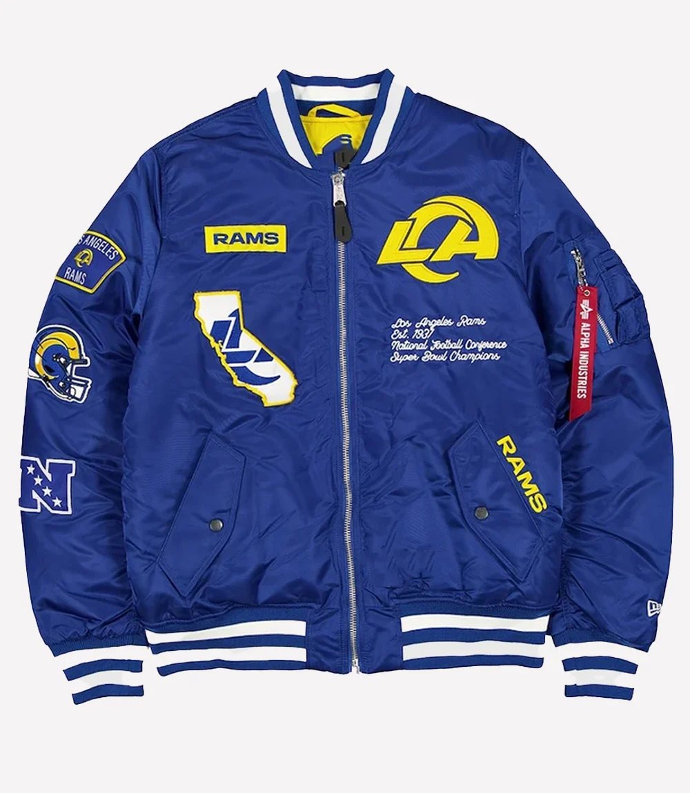 LOS ANGELES RAMS ジャケット white-los-angeles-rams-logo-